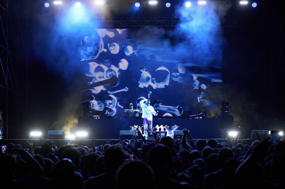 Performance live sul palco